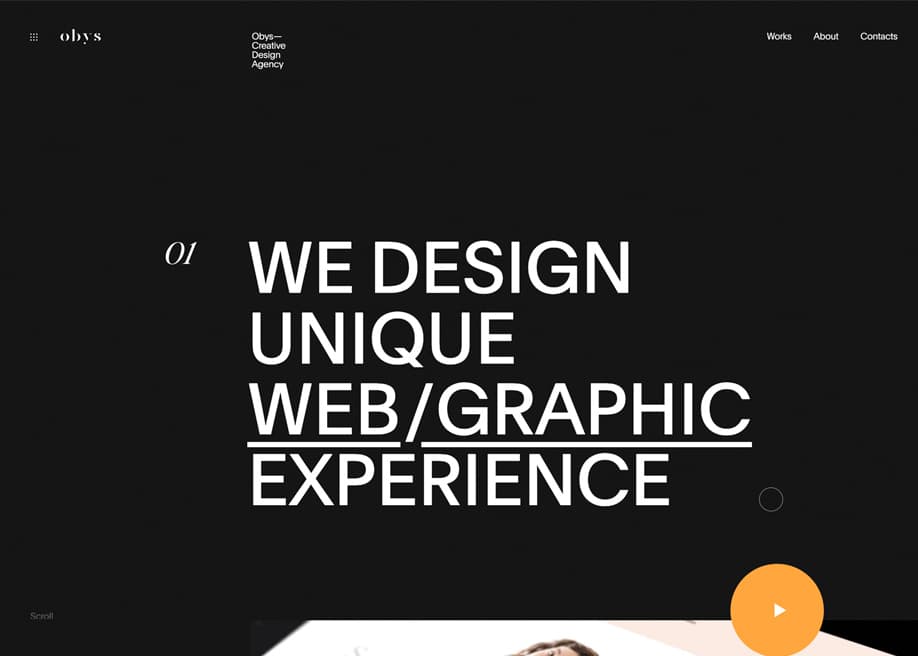 Obys Agency visual direction
